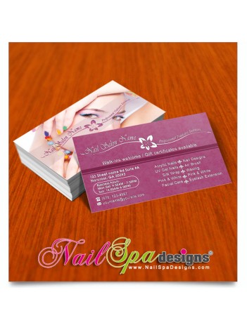 Nail Salon Bizcard #014