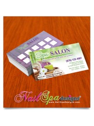 Nail Salon Bizcard #033