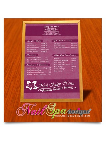 Menu Board #014