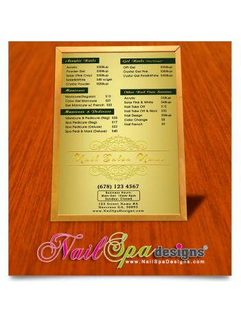 Menu Board #037