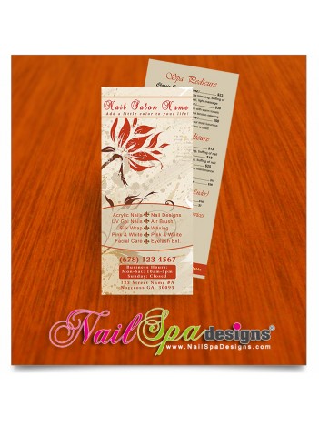 Nail Spa Pricelist Cards #027