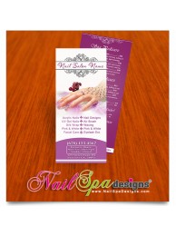 Nail Spa Pricelist Cards #028