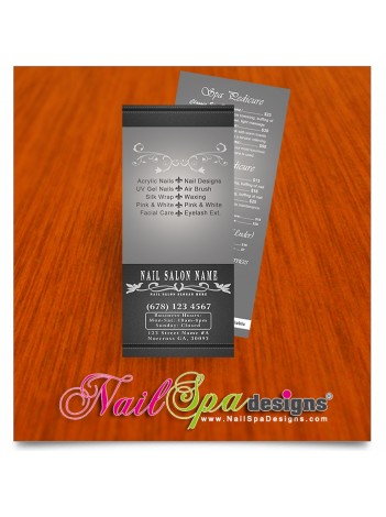 Nail Spa Pricelist Cards #029