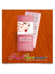 Nail Spa Pricelist Cards #038