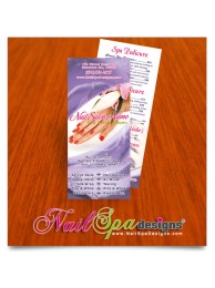 Nail Spa Pricelist Cards #048