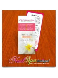 Nail Spa Pricelist Cards #006