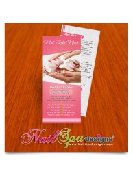 Nail Spa Pricelist Cards #008