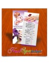 Nail Spa Pricelist Cards #086